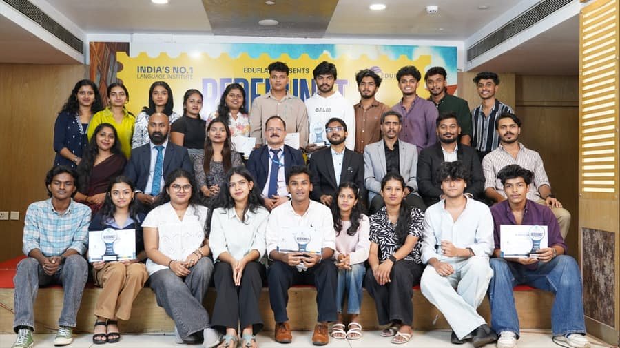 Eduflair students at a campus event